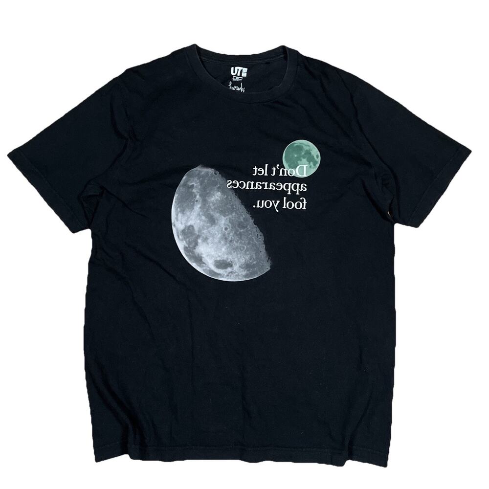 Uniqlo x Haruki Murakami Collab IQ84 XL Black T-Shirt Size XL Japan Literature